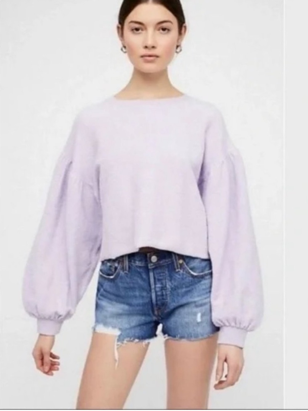 Free People Sleeves Like These Pullover Lilac. Size XS.